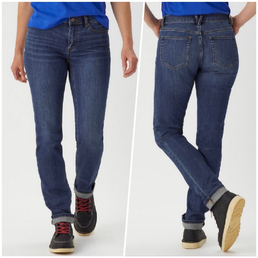 Duluth Trading Co | Women | DuluthFlex Daily Denim Slim Leg Denim Jeans | Sz 18 - Picture 15 of 16